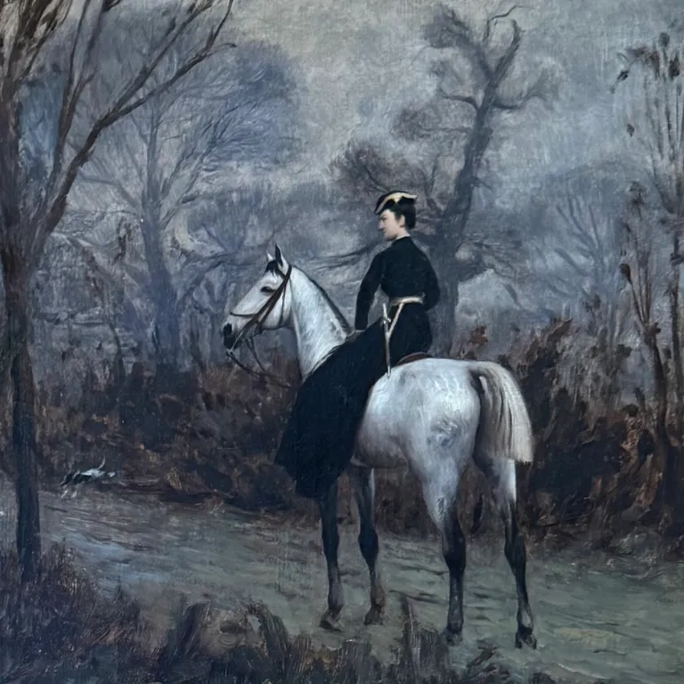 La Duchesse d'Uzès  au Rallye Bonnelles en forêt de Rambouillet