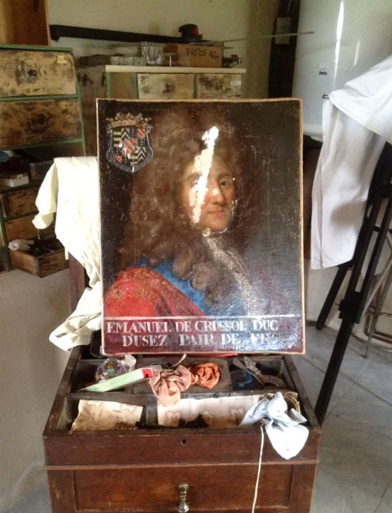 Duché d'Uzès - Restauration d'un Tableau 